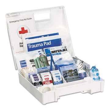First Aid Only™ Ansi 2015 Compliant Class A+ Type I And Ii First Aid Kit For 25 People, 141 Pieces, Plastic Case freeshipping - TVN Wholesale